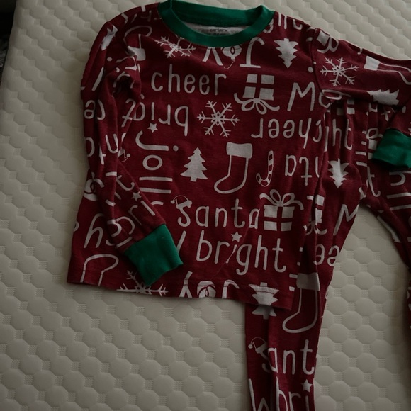 Carter’s CHRISTMAS PAJAMAS sleepwear  Two Piece Set Christmas Print 24M - Picture 10 of 14